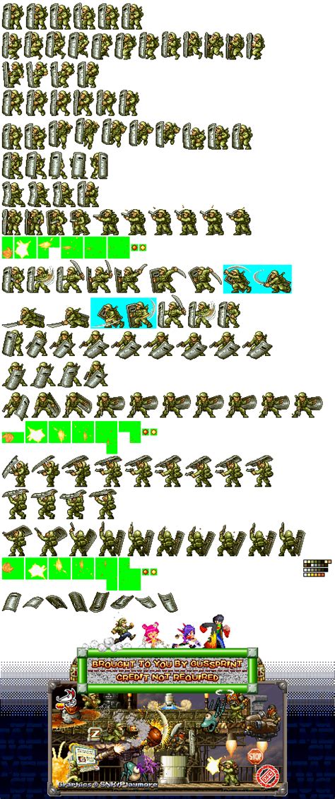 Sprites Metal Slug 3