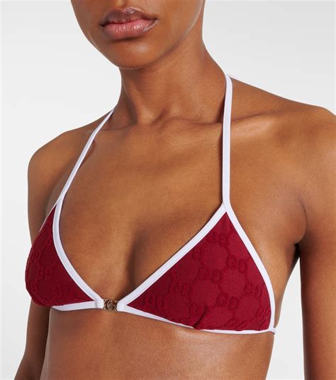 GG Bikini In Red Gucci Mytheresa