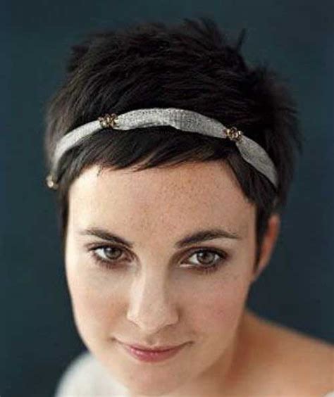 Brunette Pixie Cuts Pixie Cut Haircut For