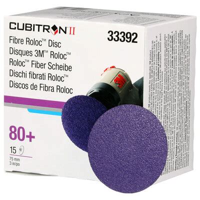 M Cubitron Ii Roloc Fibre Disc In Cm M Canada