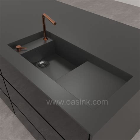 Laminam Nero Assoluto Martina Sink Oasink Integrated Sinks