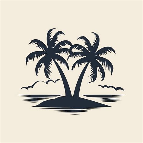 Premium Vector Palm Tree Logo Design Vector Template