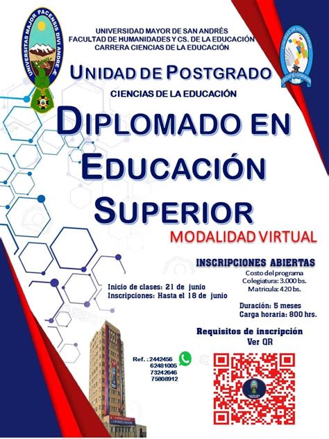 Diplomado En Educación Superior Modalidad Virtual Universidad Mayor