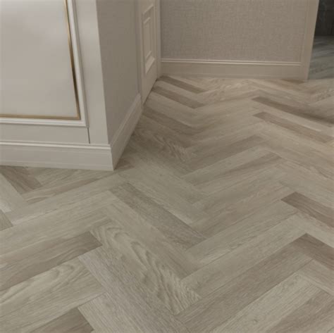 Limed Oak Herringbone Mm Spc Lvt Heavy Duty Wear Layer Click