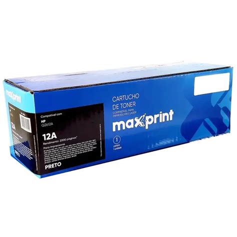 Toner Compat Vel Hp Q A Preto Maxprint A Madeiramadeira