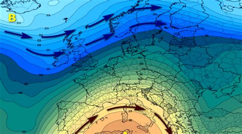 La Rimonta Di Un Promontorio Di Alta Pressione Determiner Condizioni