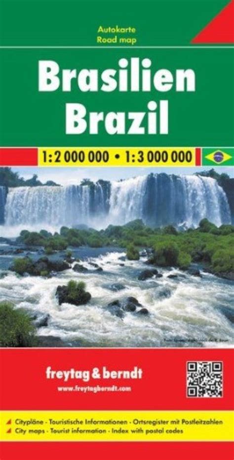 Brazil Road Map 12000000 13000000 Longitude Maps