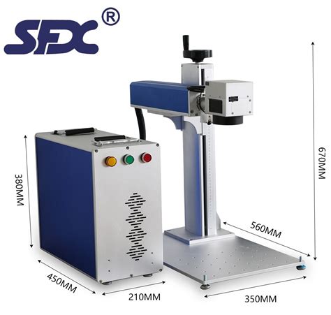 SFX 20W 30W 50W Fiber Laser Marking Machine JPT Laser Source Laser