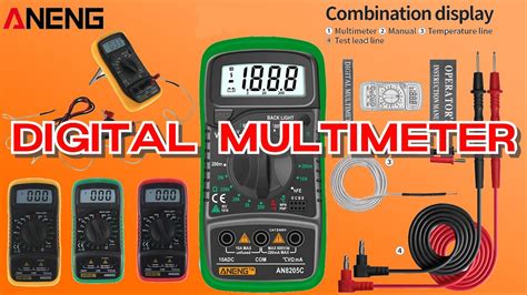 Digital Multimeter Aneng An C Digital Multimeter Youtube