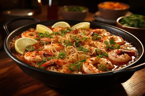 Premium Photo Tom Yum Kung Thai Hot Spicy Soup Shrimp With Lemon Grass