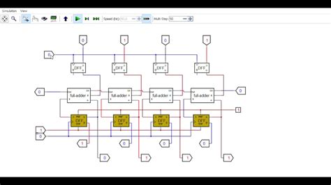 Mạch cộng 4 bit Full Adder song song với các thanh ghi YouTube