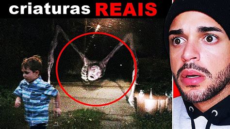 Criaturas Bizarras Capturadas Por Câmeras 😰 Youtube