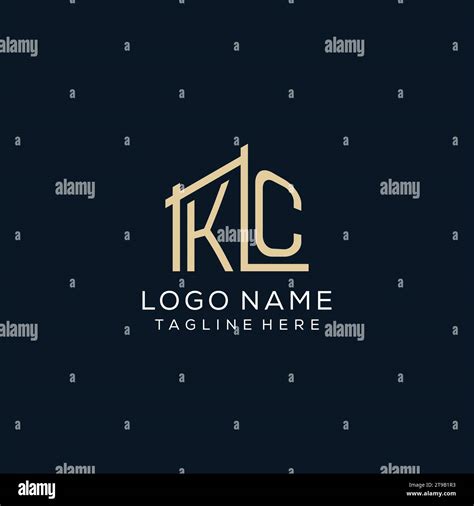 Initial Kc Logo Clean And Modern Architectural And Construction Logo