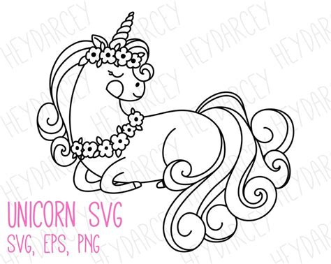 Unicorn Svg Unicorn Svg For Cricut Unicorn Graphic Unicorn Clipart Unicorn Printable Etsy