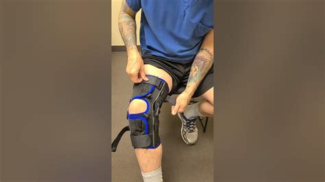 Deroyal Hypercontrol Hinged Knee Brace Youtube