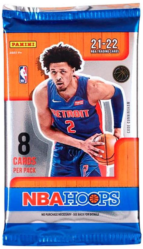 202122 Panini Nba Hoops Basketball Hobby Pack