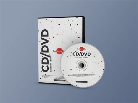 Free Modern CD / DVD Disc Cover Mockup PSD 2018 - Free Mockup ZoneFree ...