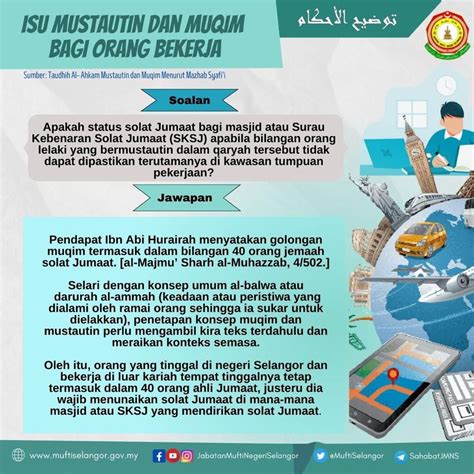 Taudhih Al Hukmi Solat Jumaat Isu Mustautin Dan Muqim Menurut