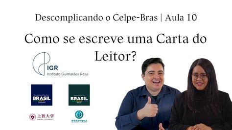 Como Se Escreve Uma Carta Do Leitor Descomplicando O Celpe Bras