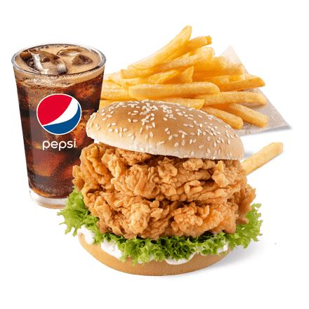 Double Zinger menu - order on-line in KFC