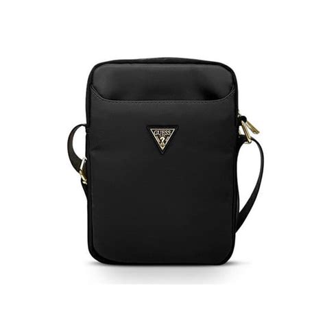 Torba Guess GUTB10NTMLBK 10 Czarny Black Nylon Triangle Logo GUESS