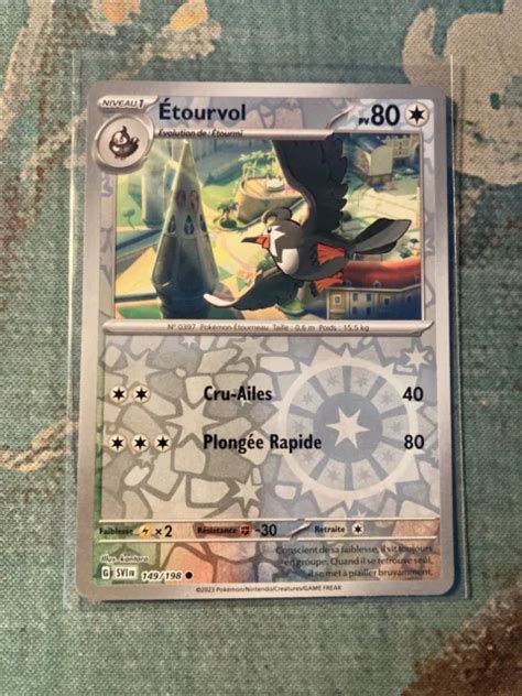 Carte Pokemon Tourvol Reverse Ev Carlate Et Violet Fr Eur