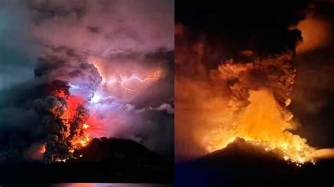 Impactantes Im Genes De La Erupci N Del Volc N En Indonesia Miles De