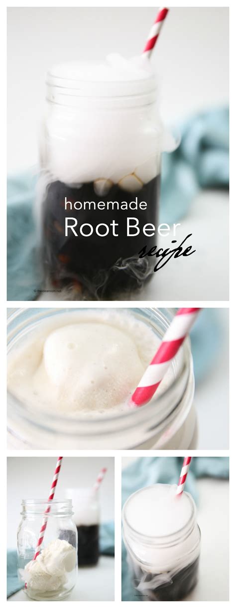 homemade root beer recipe with dry ice