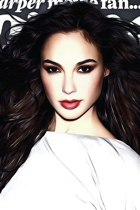 Gal Gadot Poster Digital Art By Lilia Kosvintseva