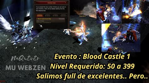 Mu Online Web Zen Evento Blood Castle Youtube