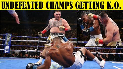 Top 10 Undefeated Champion Boxers Getting Destroyed Youtube