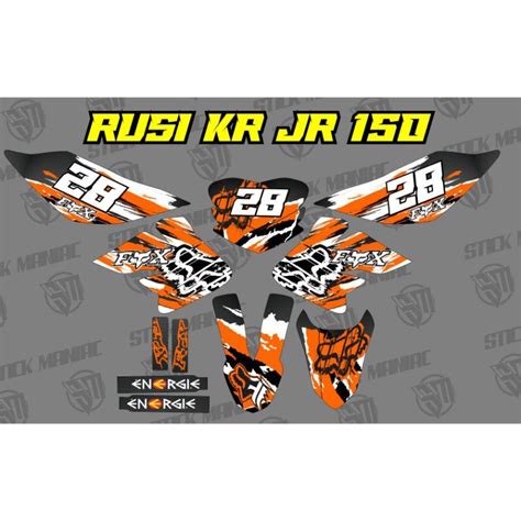 Rusi Kr Jr Full Body Decals Shopee Philippines