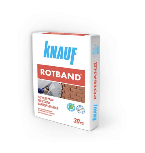 Купить KNAUF Rotband (Кнауф Ротбанд) - гипсовая штукатурка, 30 кг, РФ в ...