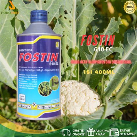 Insektisida Fostin 610 EC 400 Ml Obat Hama Wereng Dan Ulat Grayak