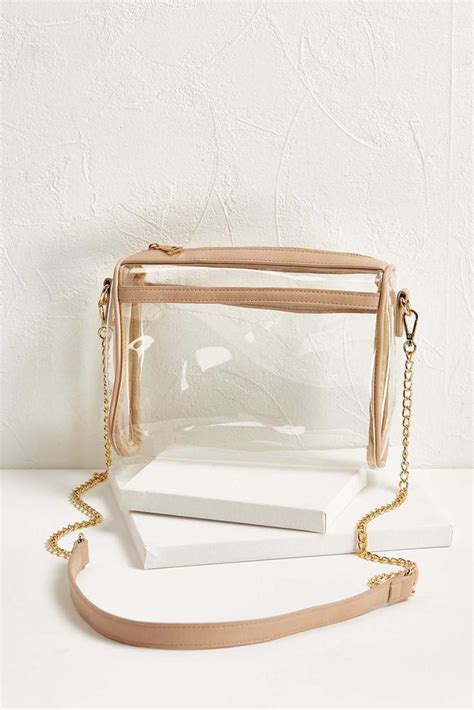 Versona Clear Stadium Crossbody Bag