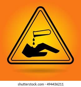 Chemical Safety Sign Icon Flat Vector Stock Vector (Royalty Free ...