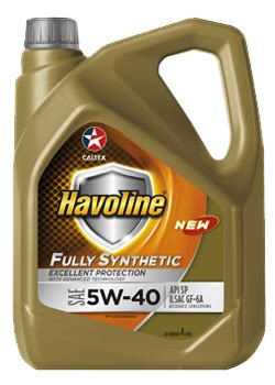 Havoline Fully Synthetic SAE 5W 40