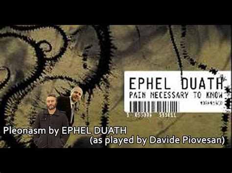 PLEONASM By EPHEL DUATH Original Drums By Davide Piovesan YouTube