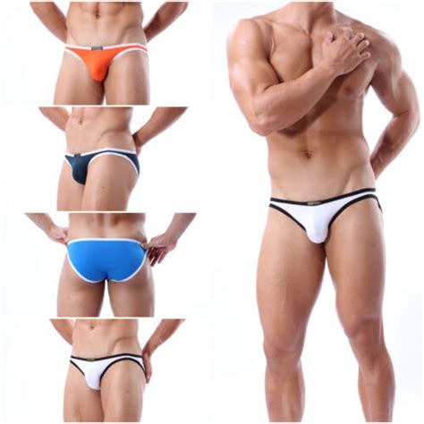 Us Stock Men S Sexy Underwear Bikini Briefs Swimwear G String Jocks