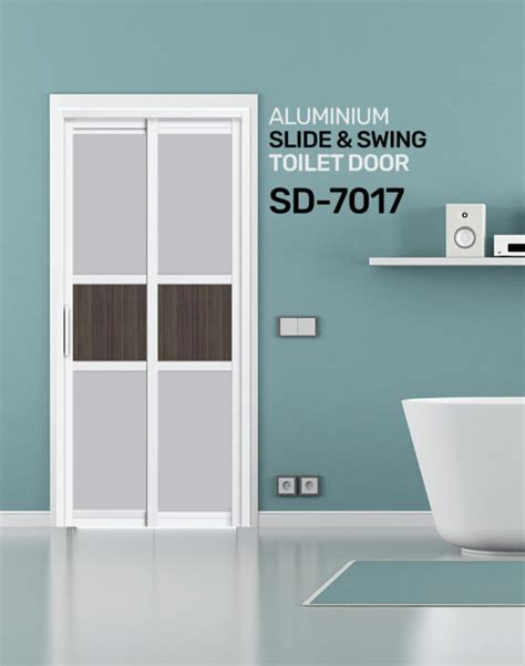 Aluminium Slide And Swing Toilet Door Sd Toilet Door Design