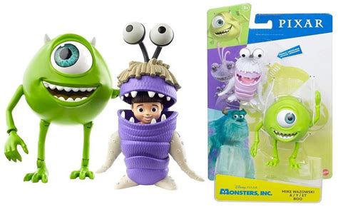 Monstros Sa Bonecos - Boneco Articulado Monstros SA Mike Wazowski e Boo - Mattel - GLX81 ...