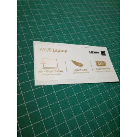 Jual Stiker Spesifikasi Laptop Asus Shopee Indonesia