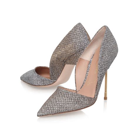 Bond Metallic High Heel Court Shoes By Kurt Geiger London Kurt Geiger