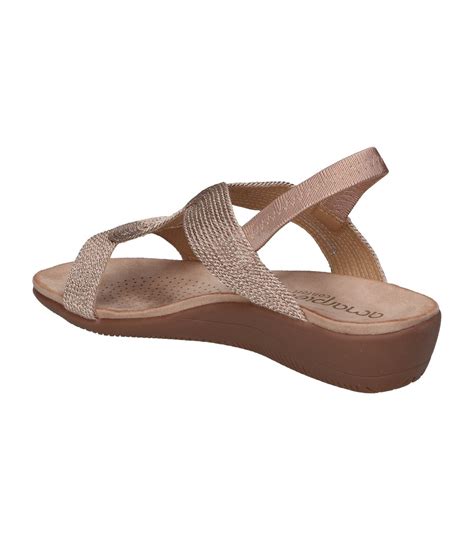 Sandalias para mujer de cuña AMARPIES abz26621 en bronce