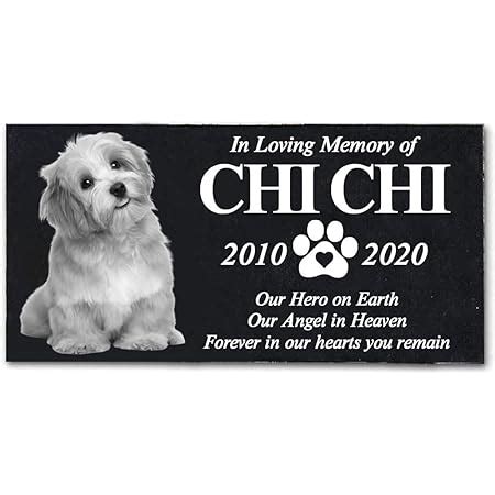 Amazon.com: Memorial Stones Personalized,Headstone for Pet Dog, Cat ...