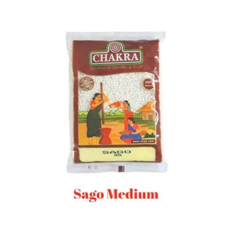 Chakra Sago Medium 500g Spice Supermarket Ltd