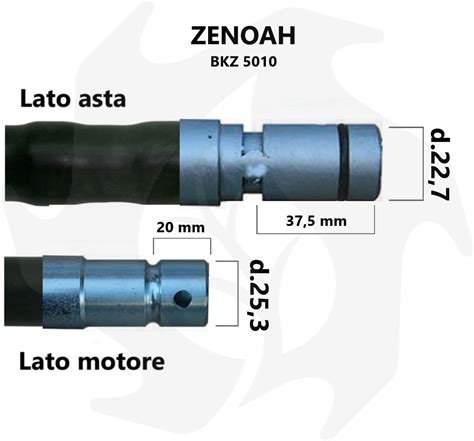 Guaina Completa Di Flessibile Per Decespugliatore A Spalla Zenoah B