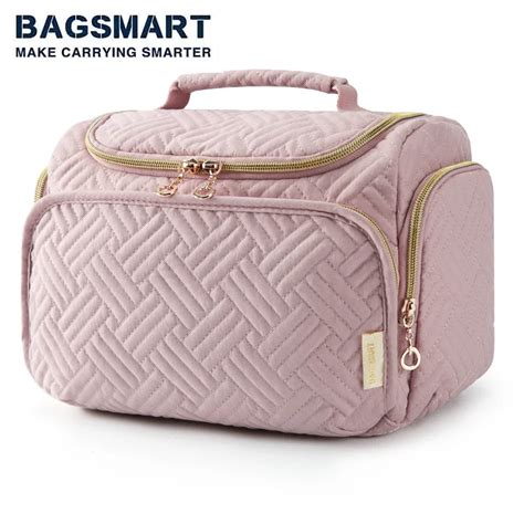 Bagsmart Trousse De Toilette De Voyage Pour Femme Grande Capacit Sac