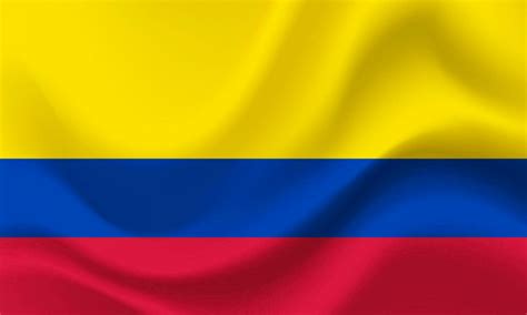 Colombia bandera. bandera de Colombia. Colombiana bandera ilustración ...