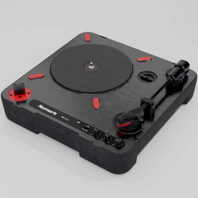 Numark PT01 Scratch Portable DJ Turntable 3D Model By AxelCooper